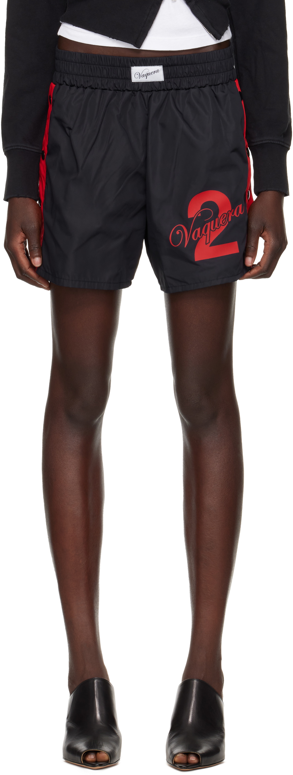 VAQUERA Black Trade Shorts Vaquera
