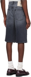 COÛT DE LA LIBERTÉ Gray Zander Denim Shorts