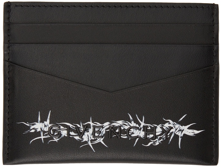 Photo: Givenchy Black Barbed Wire Card Holder