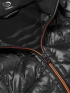 Bogner - Kirian Logo-Embossed Shell-Panelled Quilted Down Stretch-Jersey Ski Jacket - Black