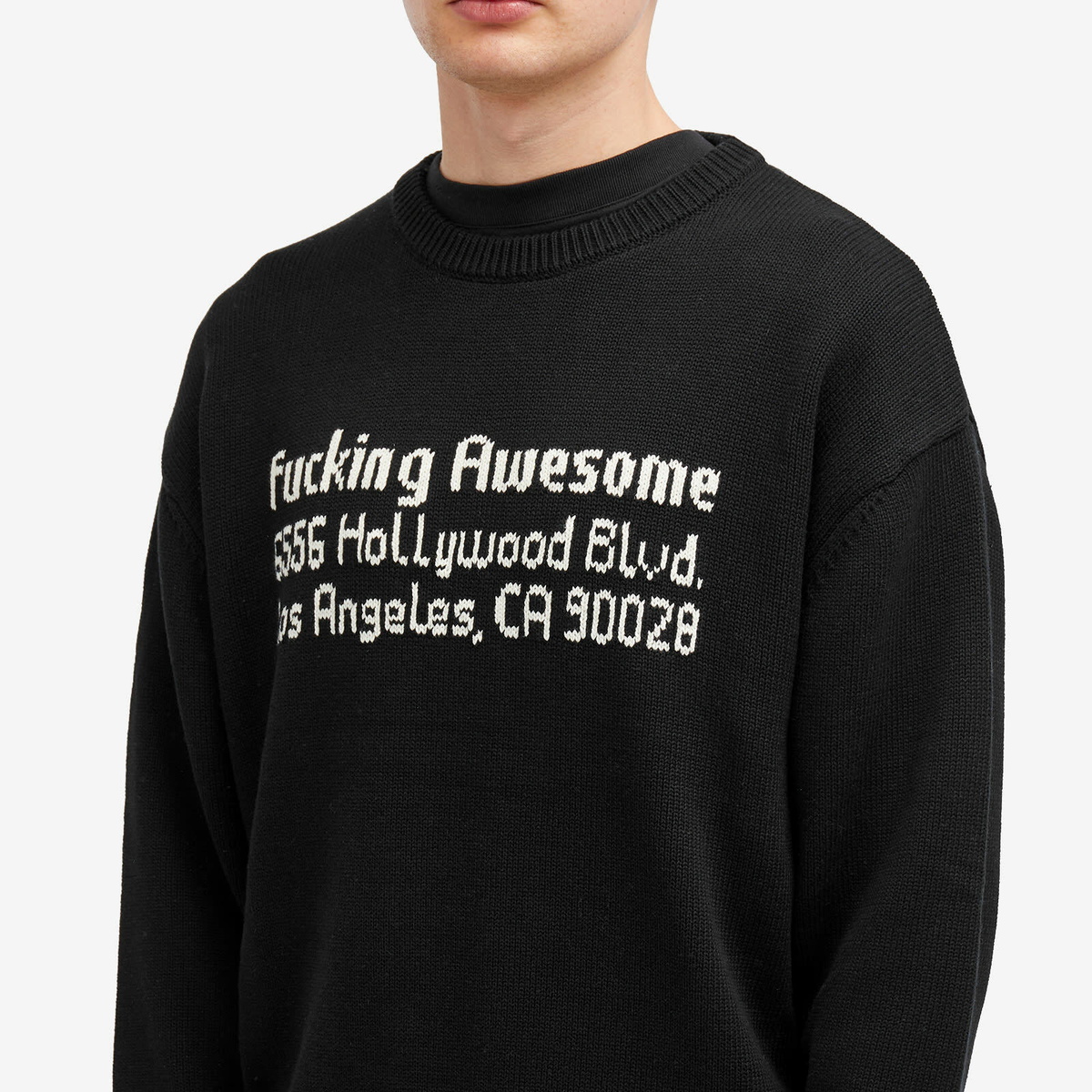 Fucking Awesome Men's FA Hollywood Jumper in Black