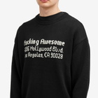 Fucking Awesome Men's FA Hollywood Jumper in Black