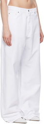 ABRA White Poster Jeans