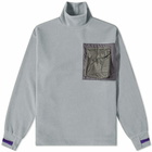 F/CE. Men's Polartec Mock Neck in Grey