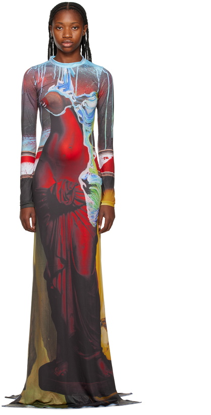 Photo: Feben Multicolor Scales Maxi Dress