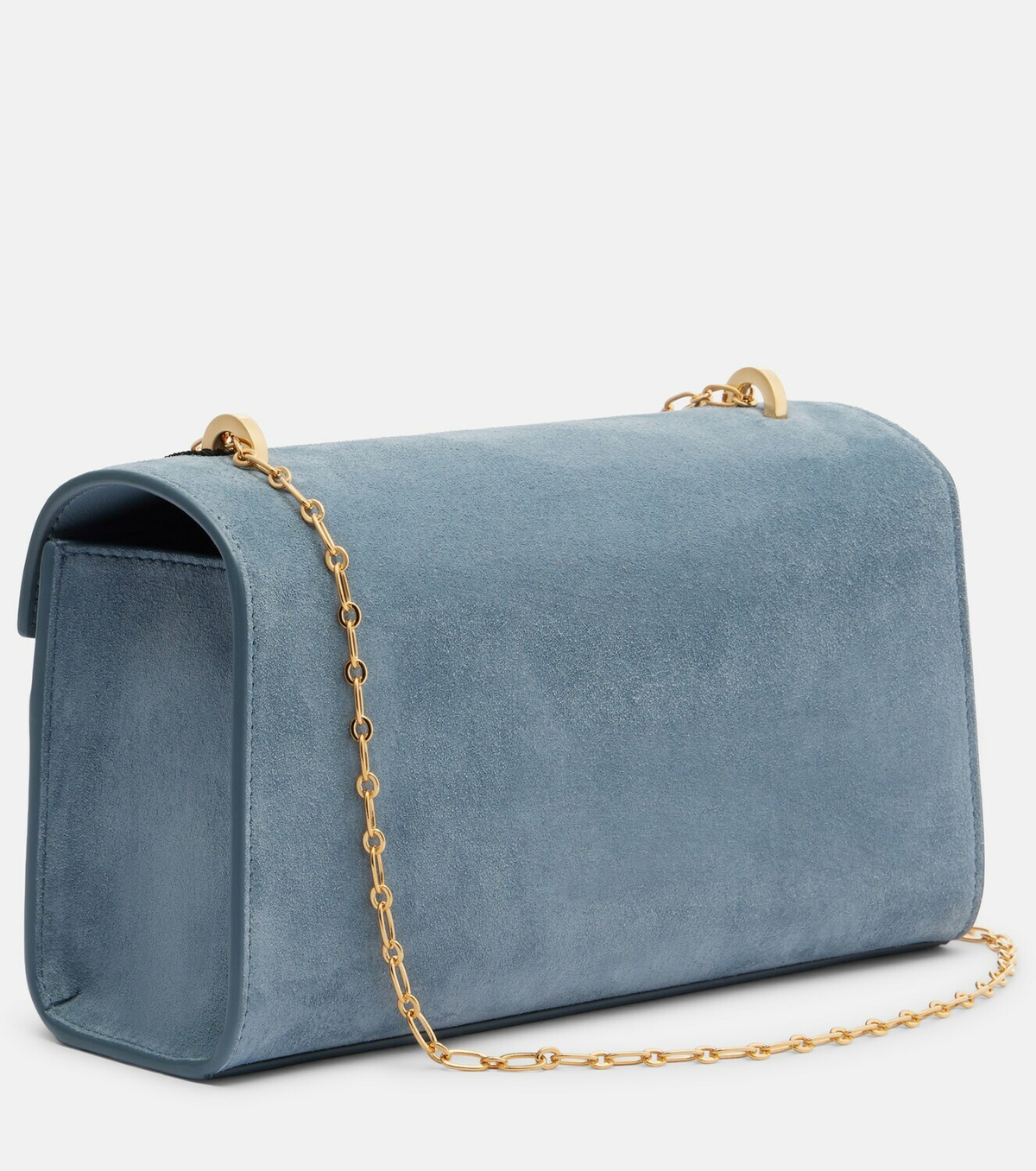 Savette Symmetry Chain Mini suede crossbody bag