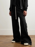 DRKSHDW by Rick Owens - Pusher Cotton-Twill Drawstring Trousers - Black