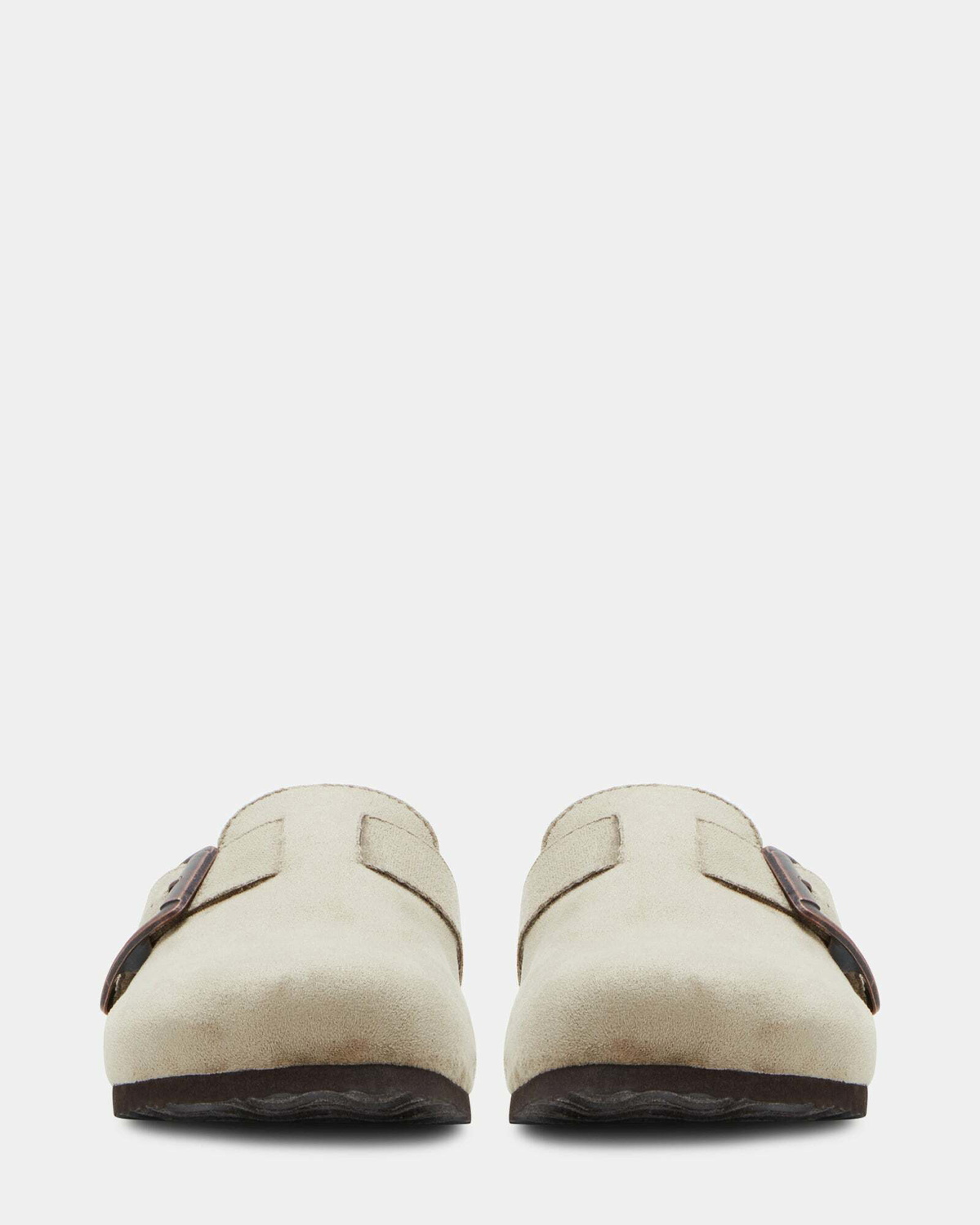 Steve Madden Prim Flats in Taupe Fabric
