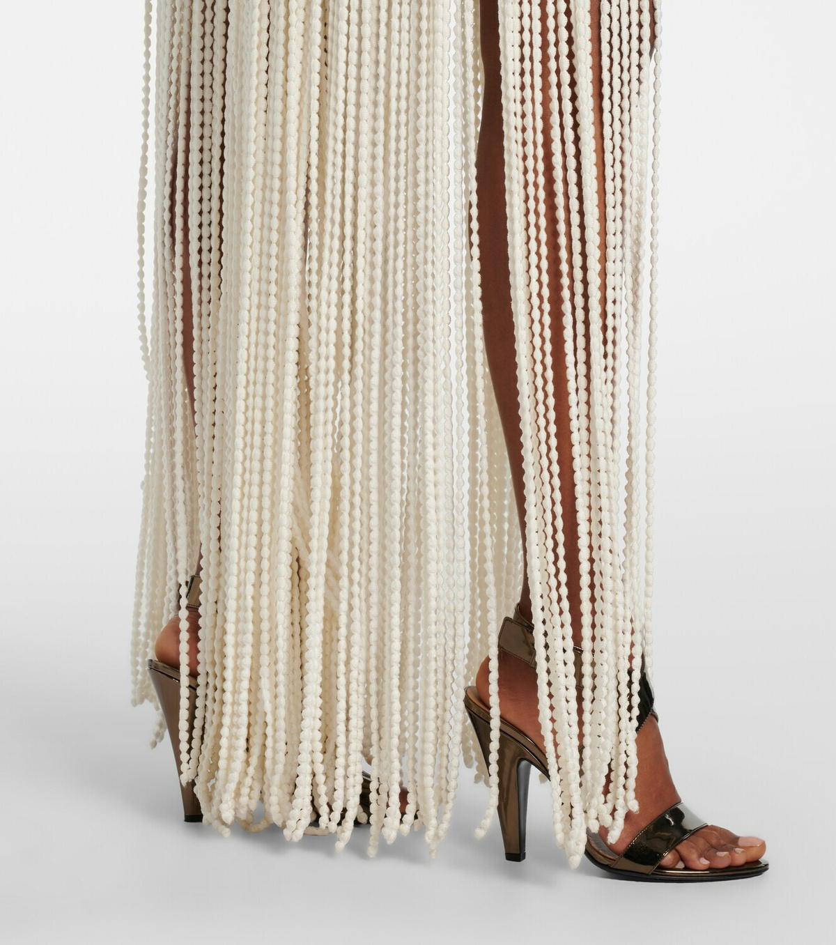 Alaïa Trompe l’œil wide-leg pants