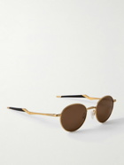 OAKLEY - Pas Normal Studios Terrigal Round-Frame Gold-Tone Sunglasses