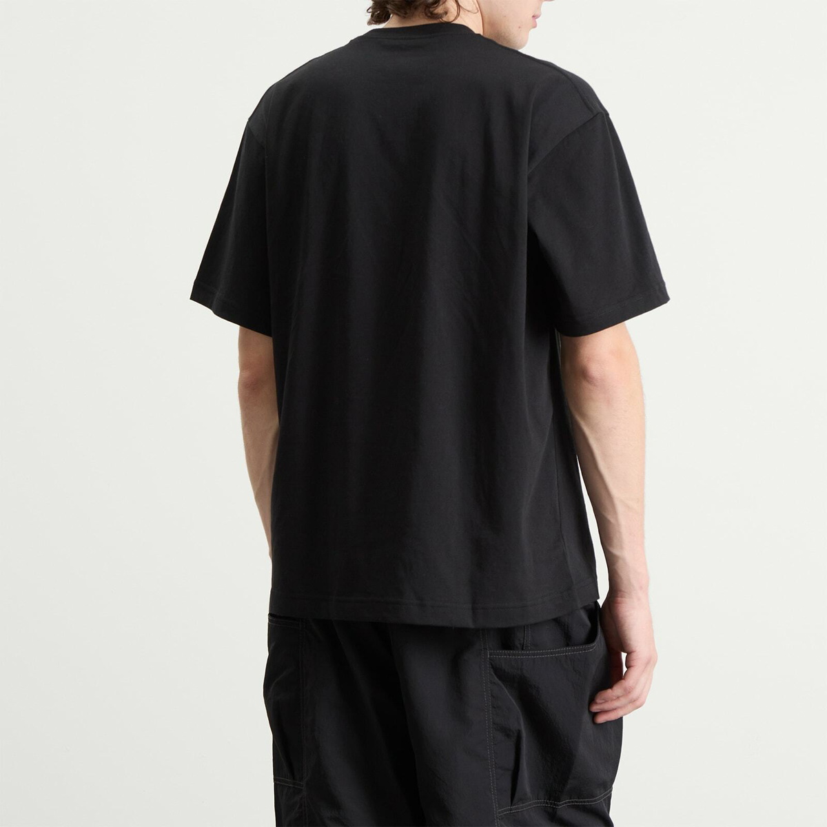 and wander Men's Wandering Printed T-Shirt in Black