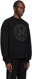 Palm Angels Black Milano Stud Sweatshirt