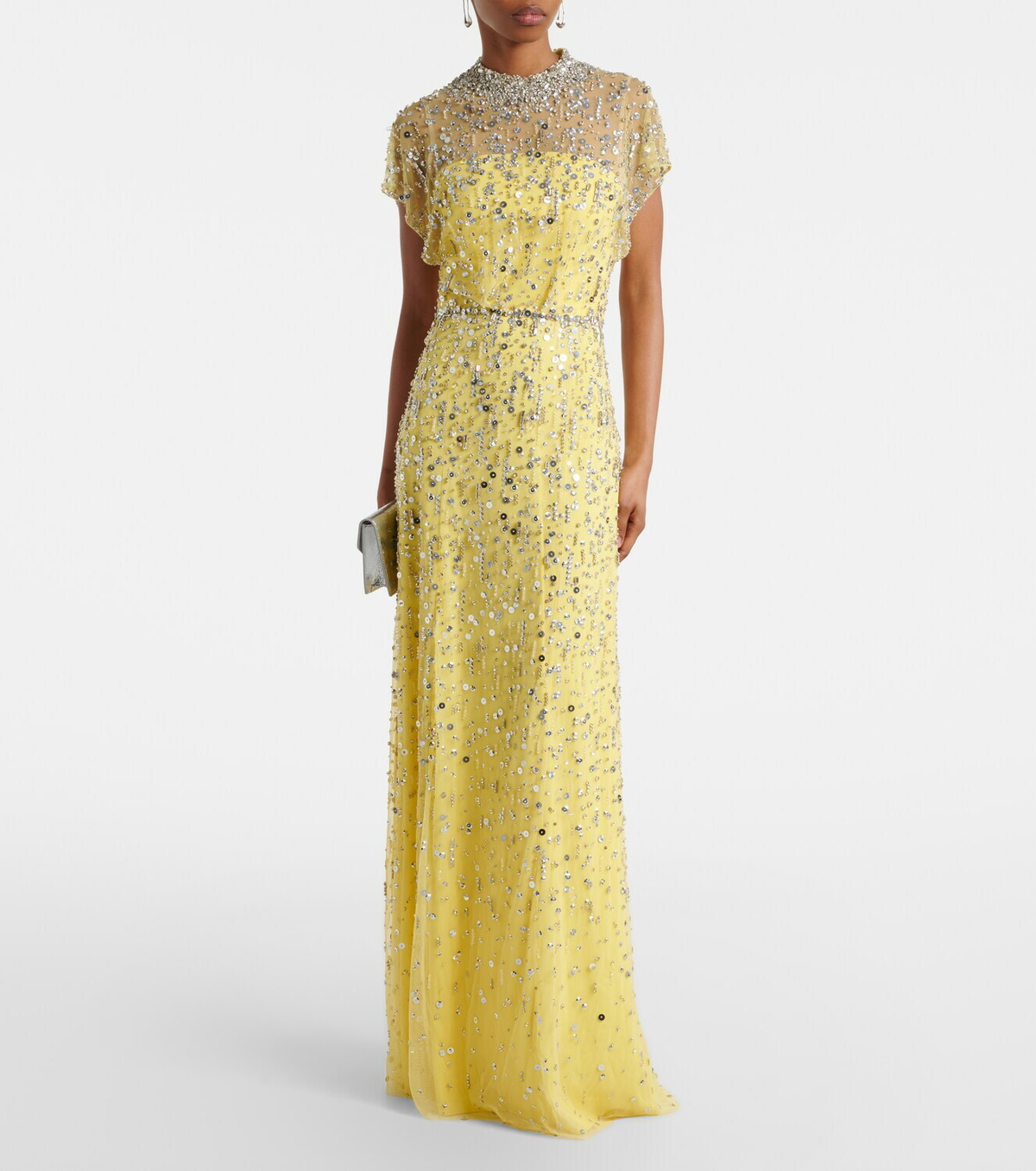 Jenny Packham Crystal Drop beaded gown