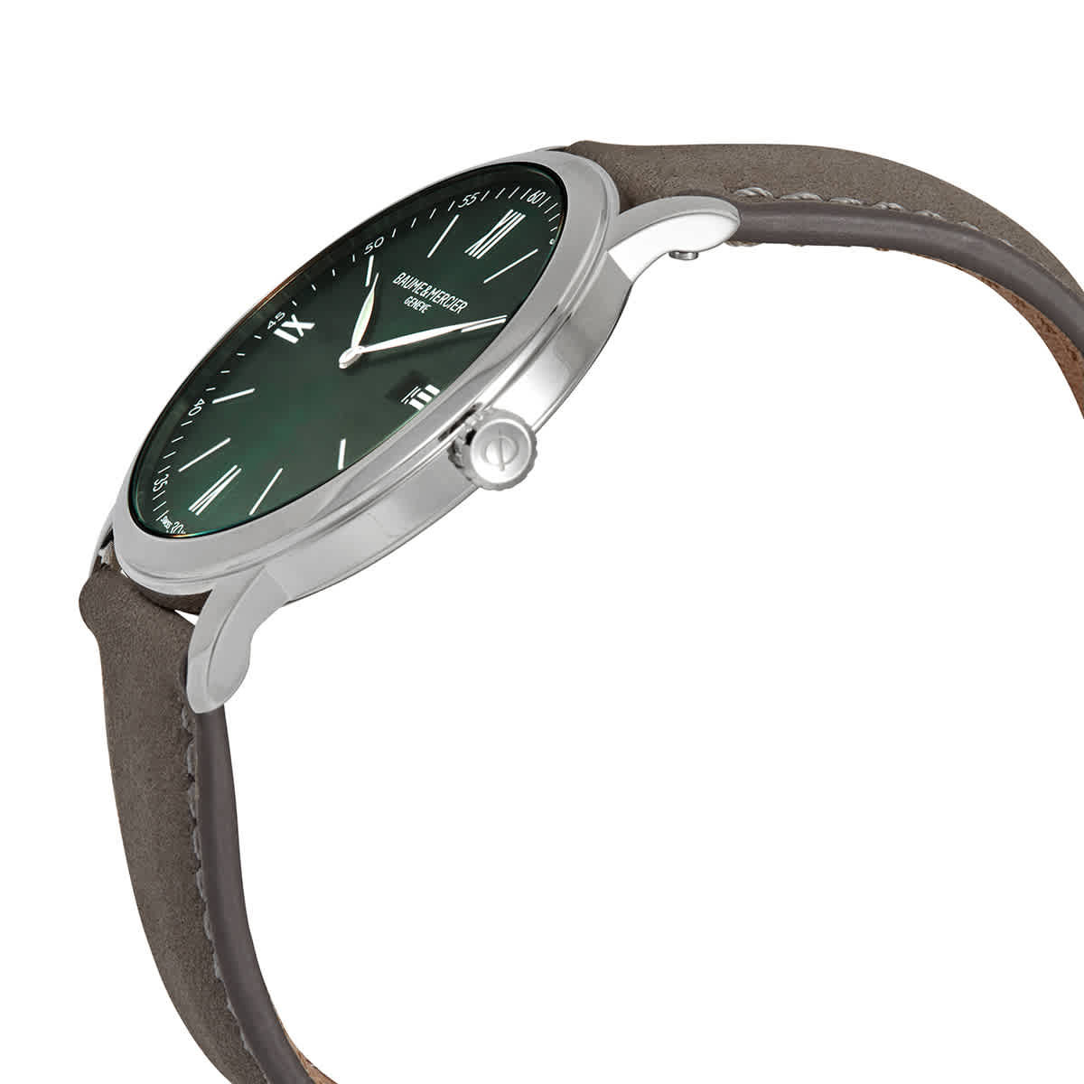 Baume et Mercier Classima Quartz Green Dial Mens Watch M0A10607