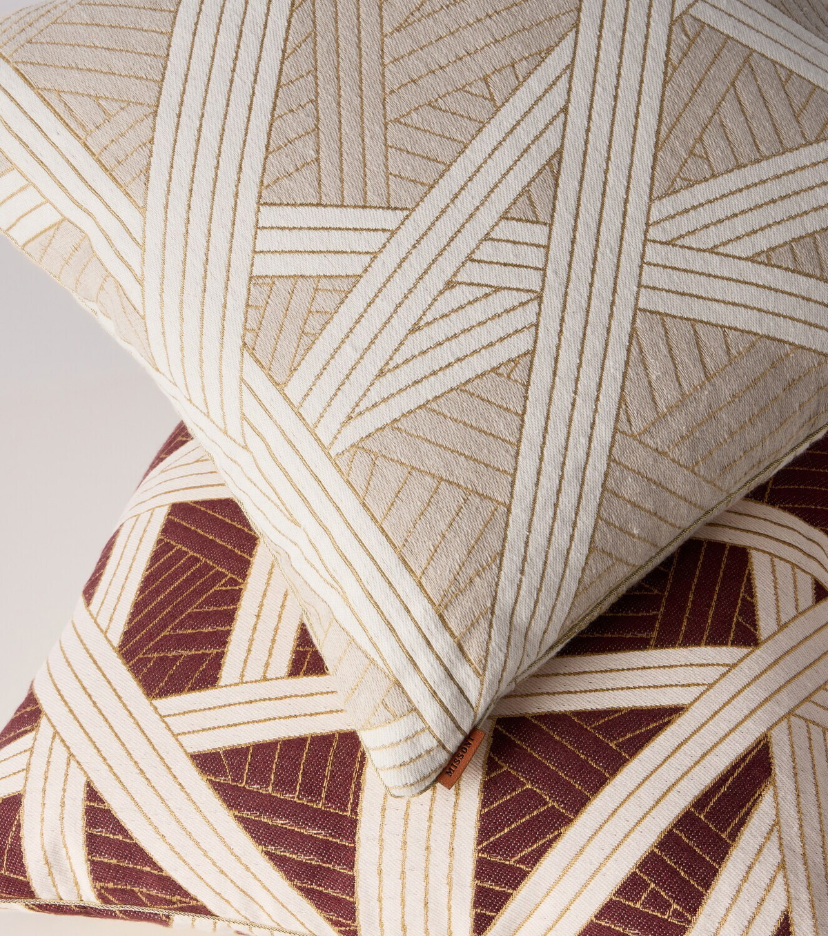 Missoni Nastri cotton-blend cushion