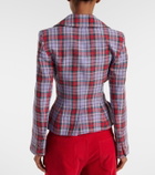 Vivienne Westwood Tartan linen blazer