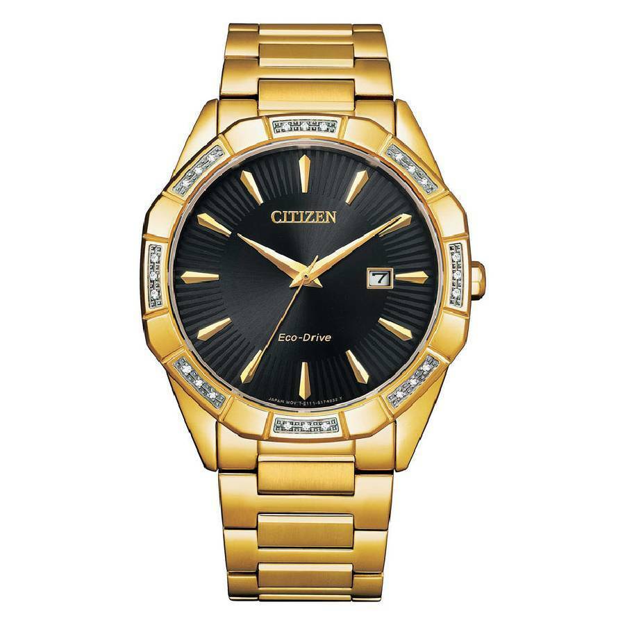 Citizen Classic Eco-Drive Black Dial Mens Watch BM7542-51E