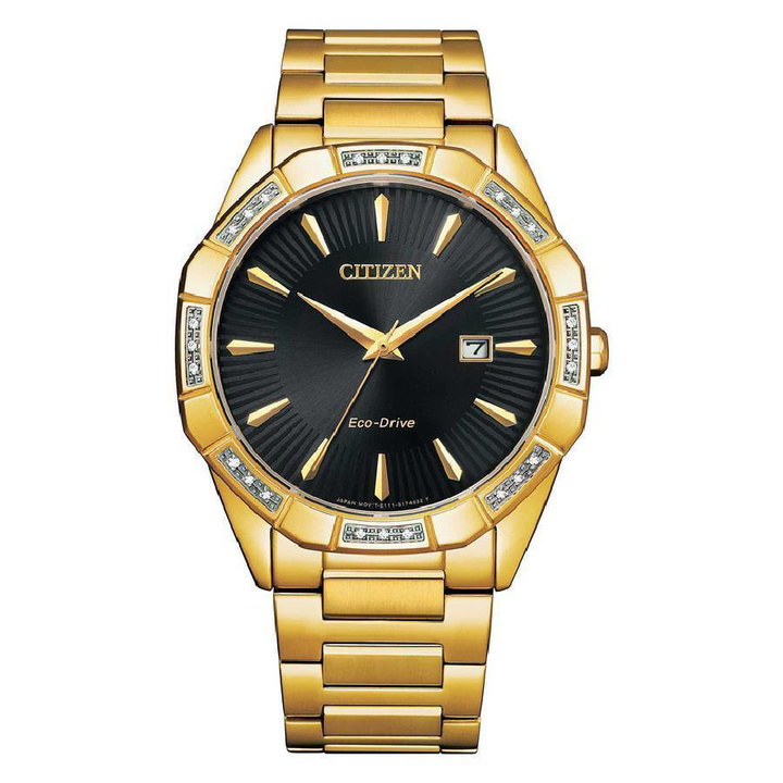 Photo: Citizen Classic Eco-Drive Black Dial Mens Watch BM7542-51E