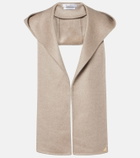 Max Mara Hooded cashmere scarf
