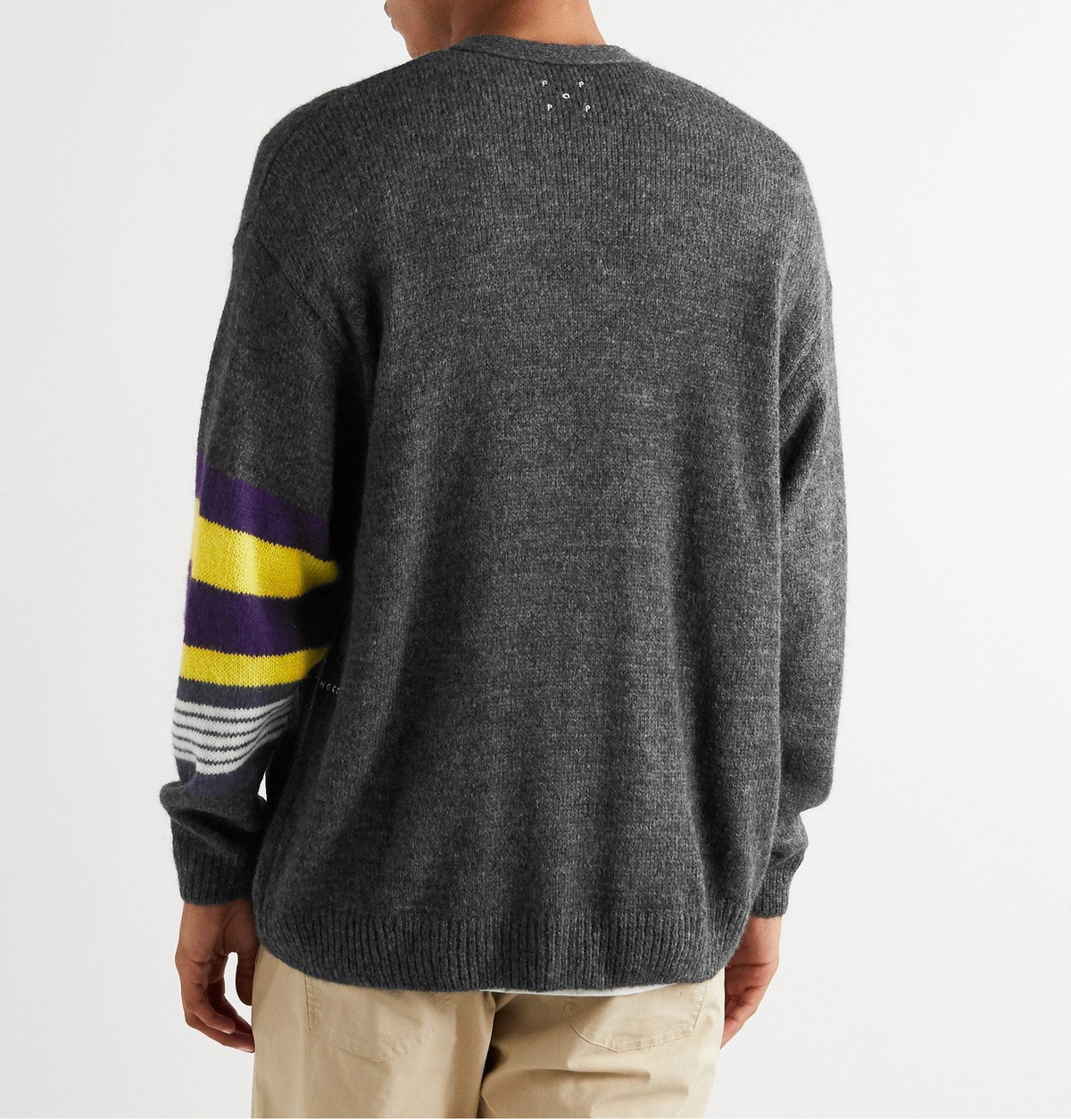 Pop Trading Company - Captain Striped Intarsia Knitted