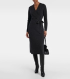 Jardin des Orangers Wool and cashmere wrap dress