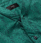 Onia - Luca Printed Cotton Shirt - Men - Green