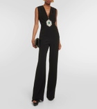 Balmain Embellished crêpe jumpsuit