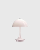 Louis Poulsen Panthella 160 Portable V3   Universal Plug Pink Lighting