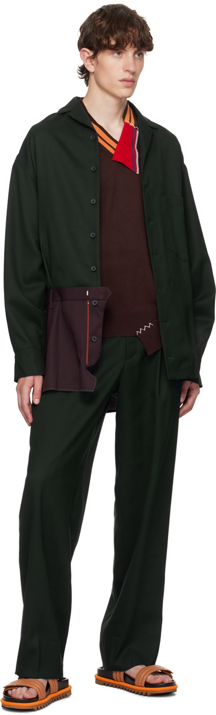 kolor Green Belt Loop Shirt
