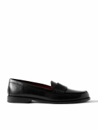 Enfants Riches Déprimés - Logo-Debossed Leather Penny Loafers - Black