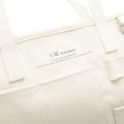 F/CE. Men's CANVAS POCKET TOTE in Ivory