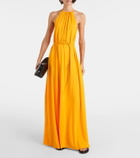 Proenza Schouler Lenny belted jersey maxi dress