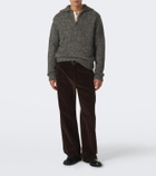 Dolce&Gabbana Wool, alpaca, and linen polo sweater
