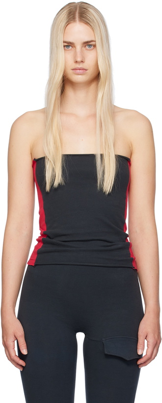 Photo: GREG ROSS SSENSE Exclusive Black & Red Tube Top