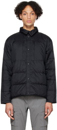 Goldwin Black Press-Stud Down Jacket