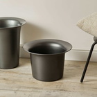 Ferm Living Spun Alu Basket - Low in Black