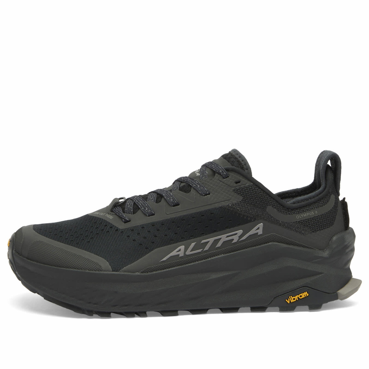 Altra Men's Olympus 6 Sneaker in Black/Black