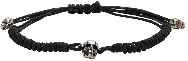 Photo: Alexander McQueen Black Skull Friendship Bracelet