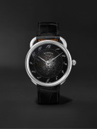 Hermès Timepieces - Arceau Squelette Automatic 40mm Stainless Steel and Alligator Watch, Ref. No. W055537WW00