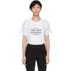 Balenciaga White New Balenciaga Logo T-Shirt