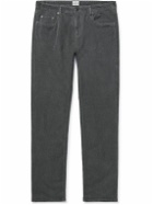 Faherty - Slim-Fit Cotton-Blend Corduroy Trousers - Gray