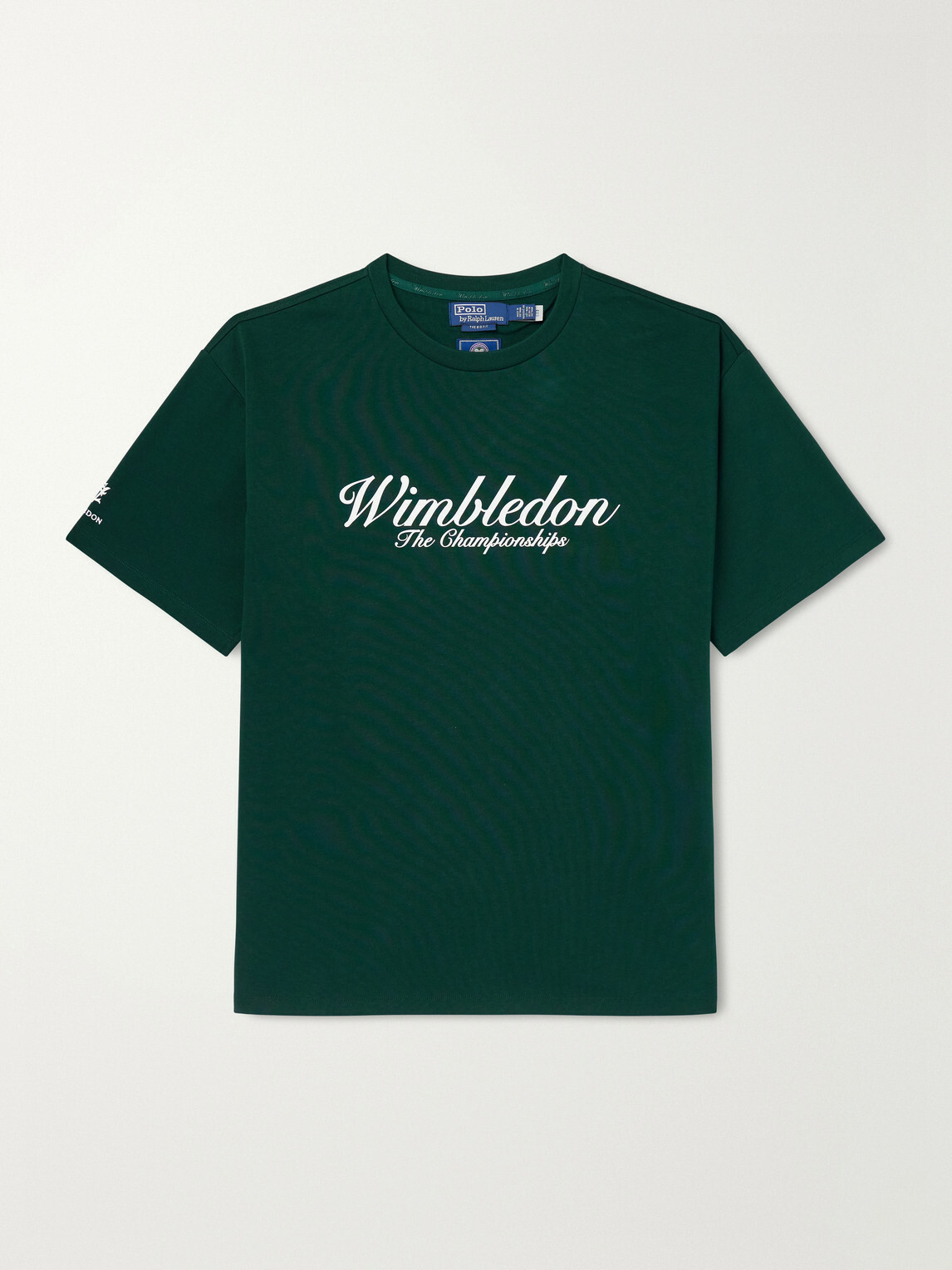 Polo Ralph Lauren - Wimbledon Logo-Printed Cotton-Jersey T-Shirt - Green