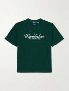 Polo Ralph Lauren - Wimbledon Logo-Printed Cotton-Jersey T-Shirt - Green