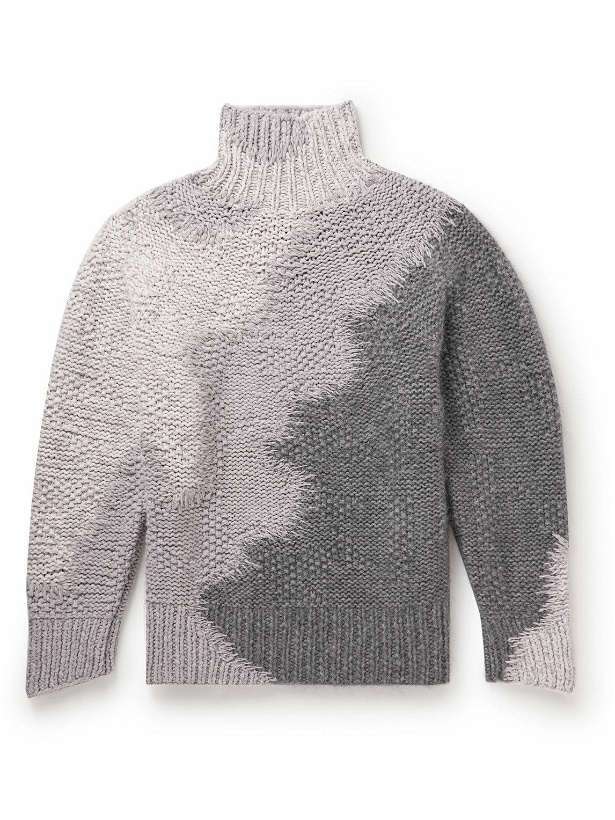 Photo: Zegna - Cashmere-Blend Rollneck Sweater - Gray