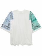 KAPITAL - Oversized Bandana-Print Cotton-Jersey T-Shirt - Green