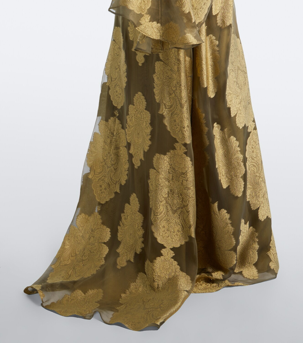 Taller Marmo Chimera jacquard silk chiffon gown