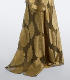 Taller Marmo Chimera jacquard silk chiffon gown
