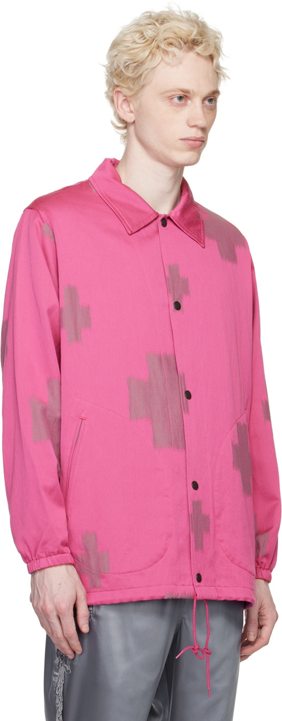 NEEDLES Pink Coach Jacket Needles