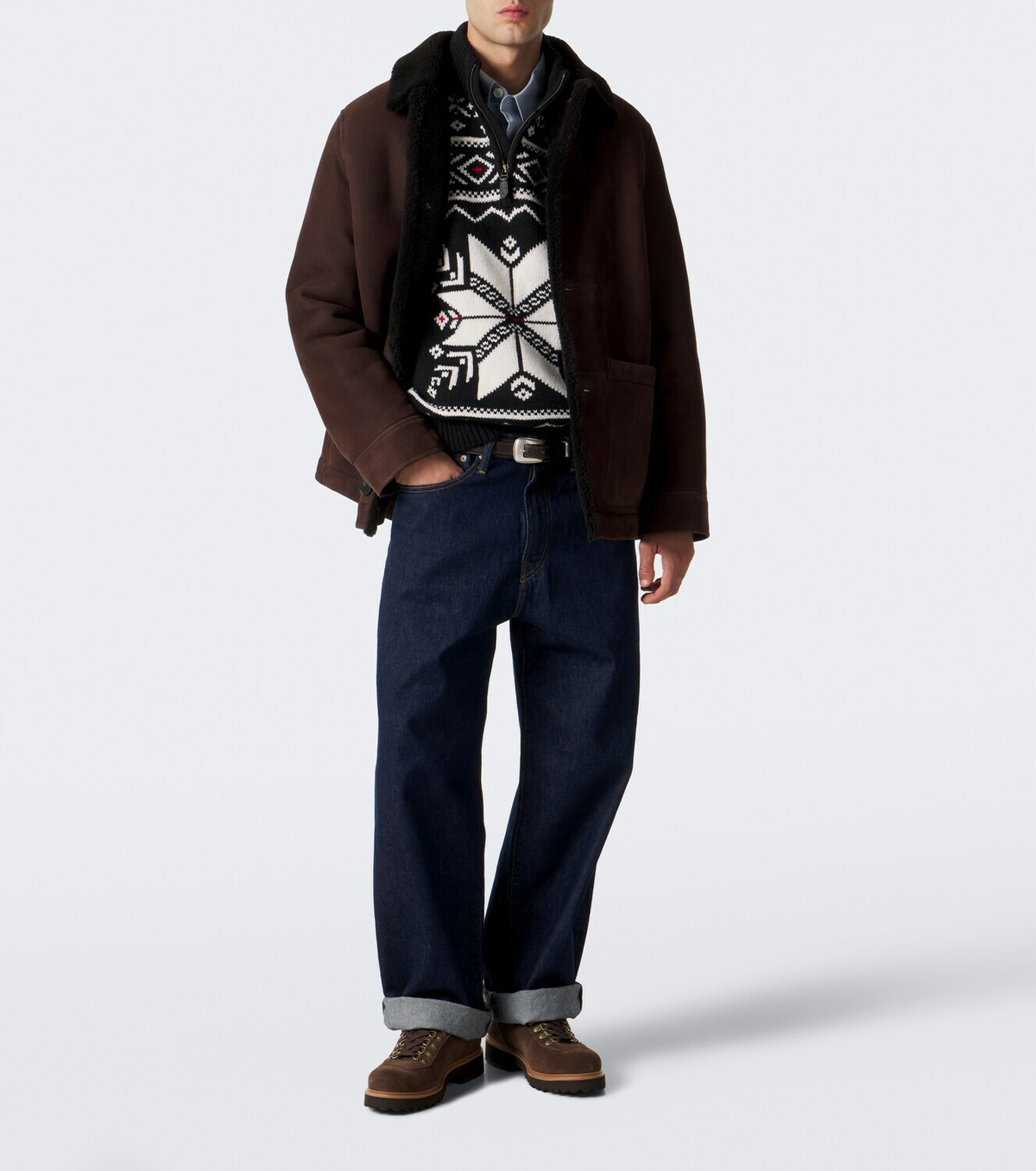 Polo Ralph Lauren Intarsia wool half-zip sweater Polo Ralph Lauren