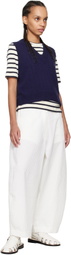 Cordera Blue Merino Pointelle Vest
